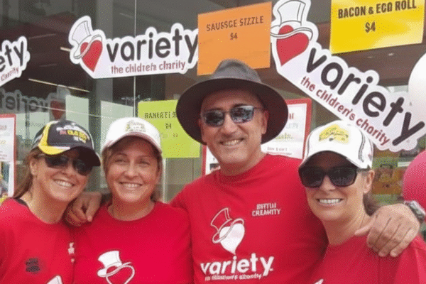 Variety WA Volunteers at a community fundraiser